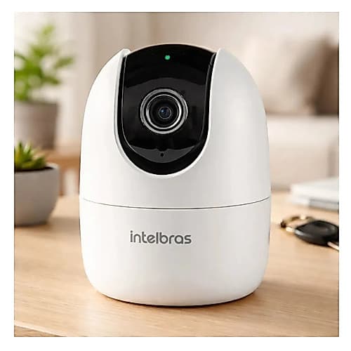 Câmera Inteligente Wi-fi Smart 360° Im4 3mp Intelbras Branco