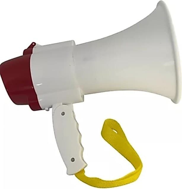Megafone 35W Recarregável com Sirene e Gravação