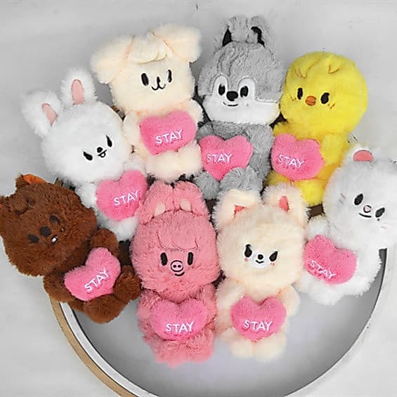 Stray Kids Skzoo Abraçando Coração Série Brinquedo De Pelúcia KPOP FELIX HYUNJIN LEEKnow Plushies Chaveiros Bolsa Pingen