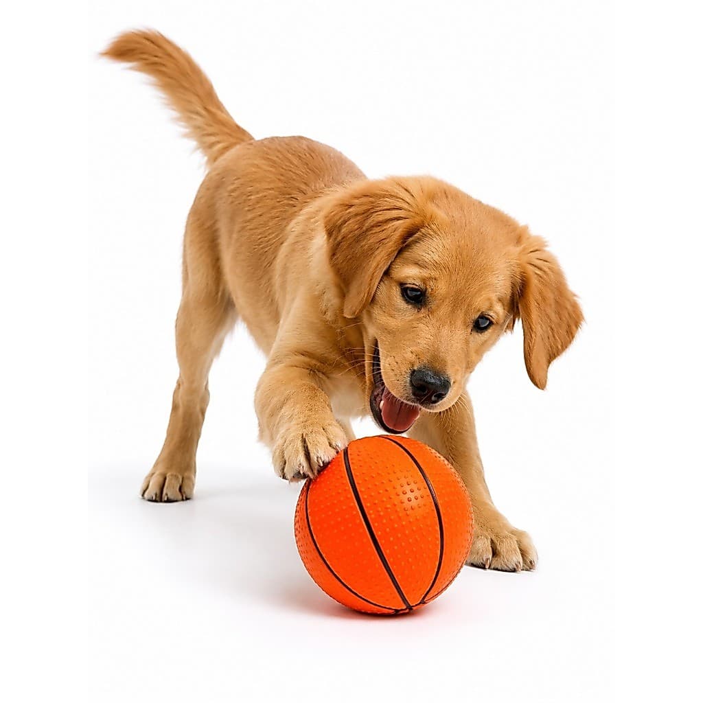 Bola Brinquedo Mordedor Petisco De Basquete Para Cachorro Cães e Gatos