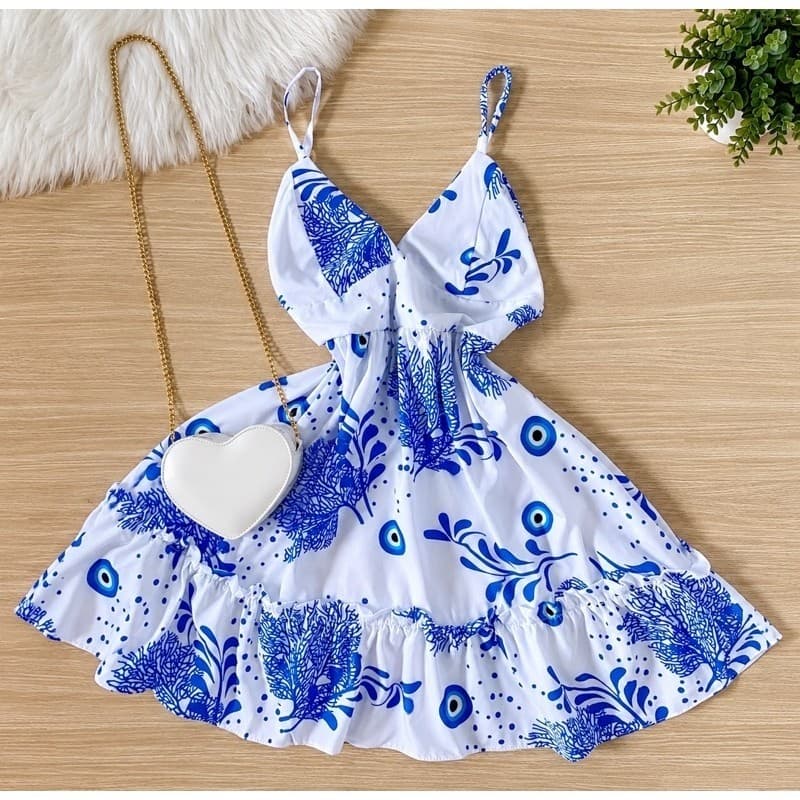 vestido feminino curto estampado, estampas sublimadas vestido de alcinha