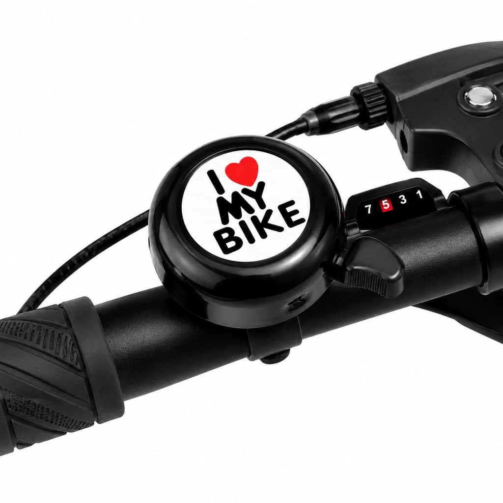 Campainha Buzina Para Bicicleta Trim Trim I Love My Bike Som Alto