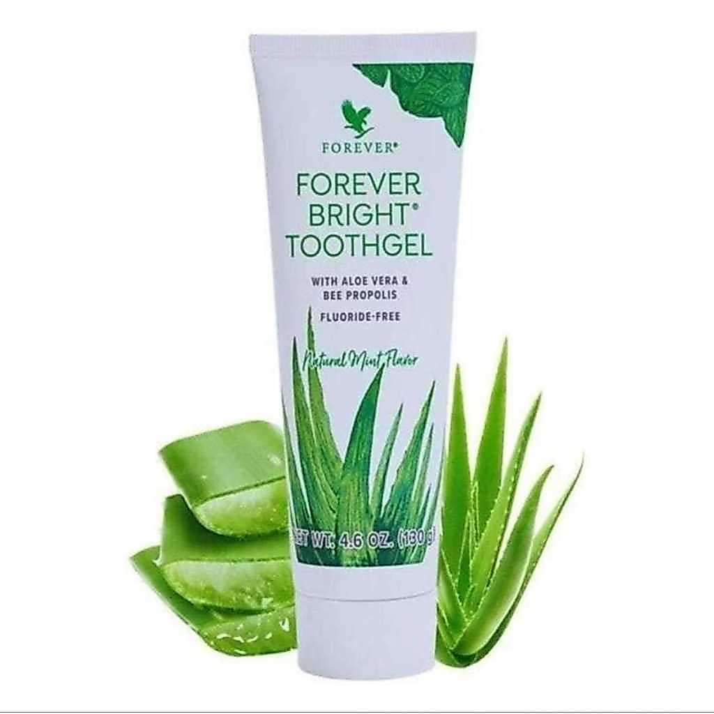 Gel Dental Aloe Vera Natural Sem Fluor Pasta Dente Forever Pasta de Dente