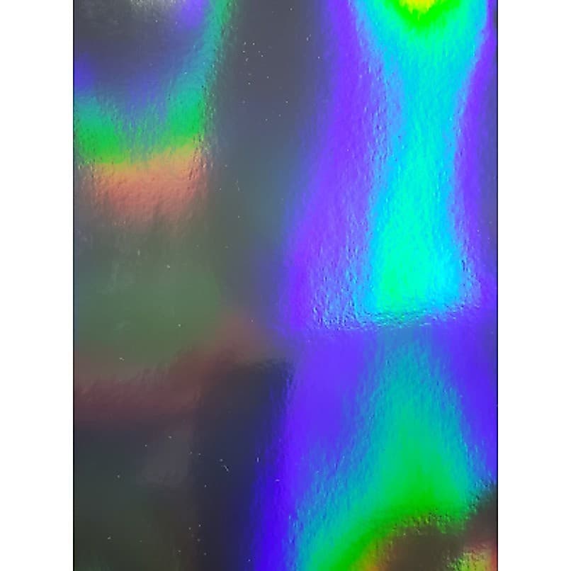 Papel Lamicote Holografico Ilhas de Cor 180g A4 30 folhas