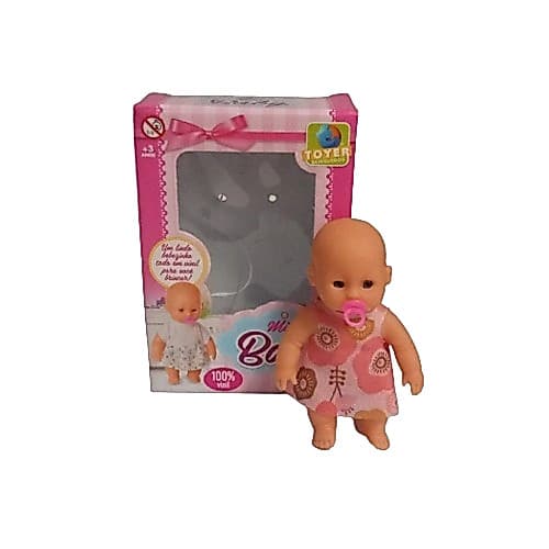 Boneca Mini Baby com Chupeta