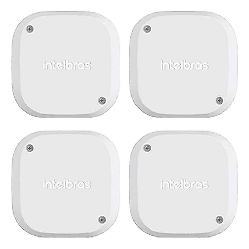 Kit 4 Caixas Organizadora de Plugs e Passagem de Cabo Para CFTV VBOX 1100 Intelbras