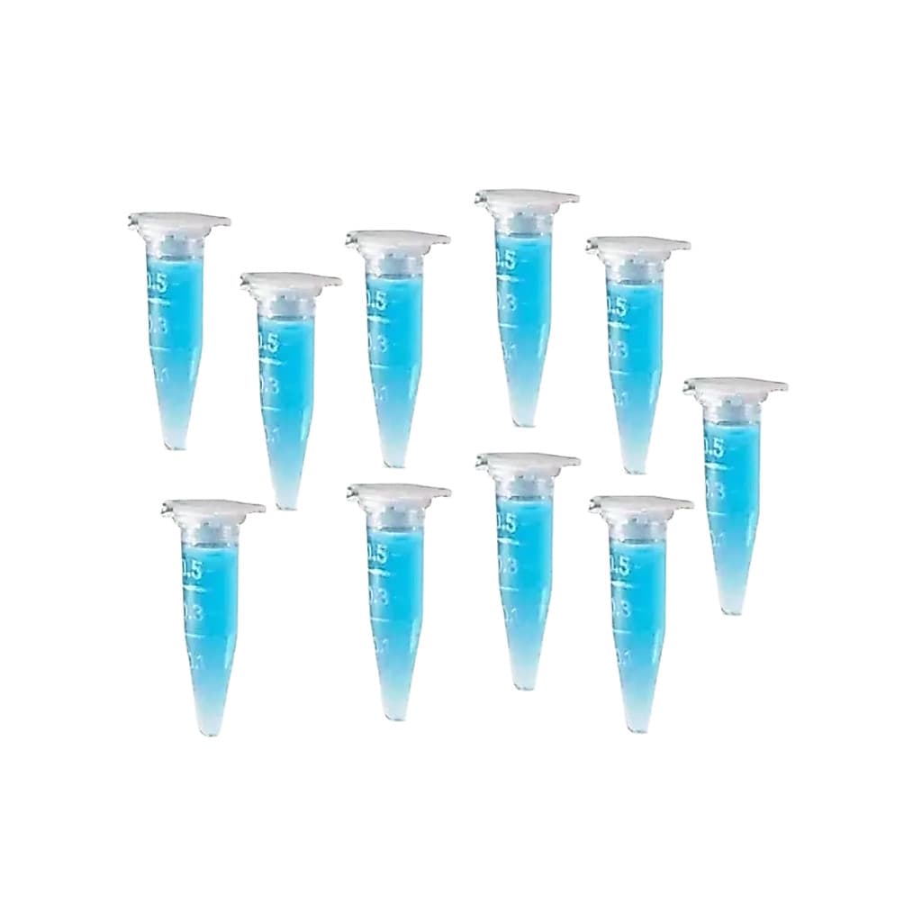 Combo com 10 Pacotes de Microtubos Pino de Centrifugação 0,5ml Incolor