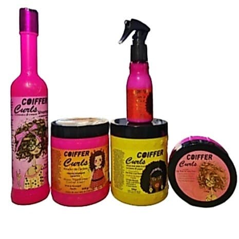 Kit Curls Coiffer 5 passos Cabelos Cacheados