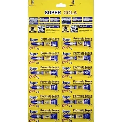 12 super cola super Bond cola tudo 3g