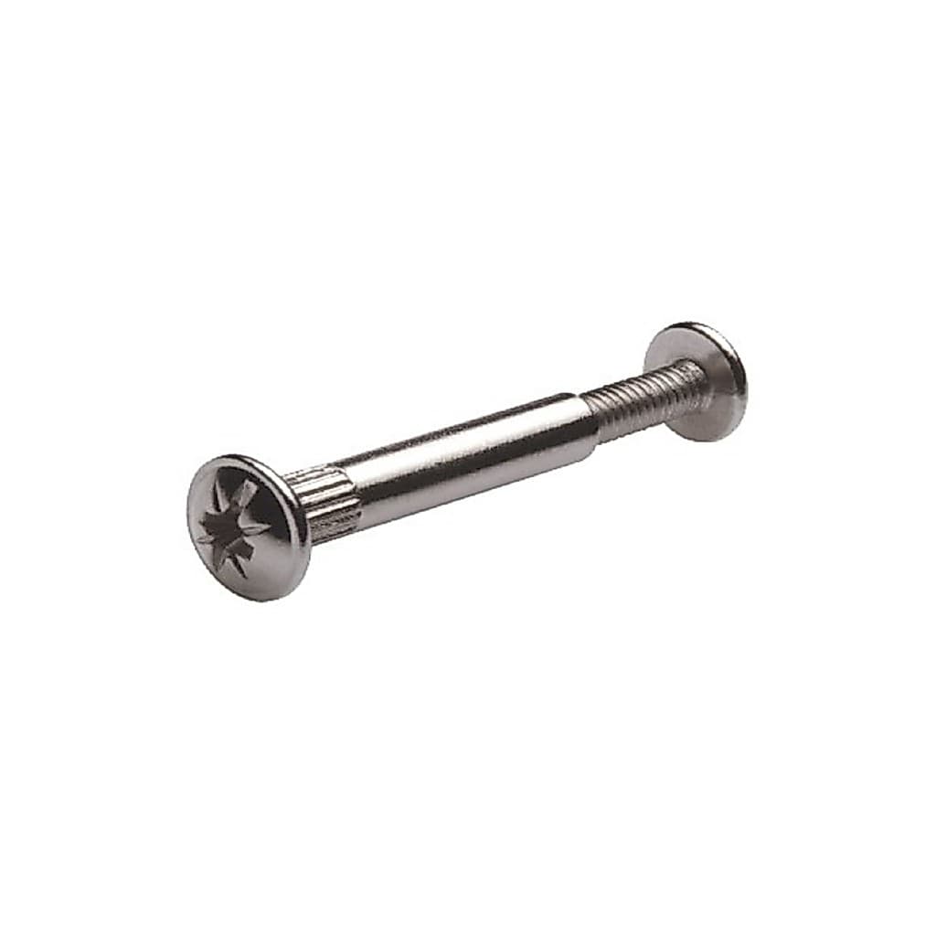Parafuso União M4 - 27 A 34 Mm - Aço Niquelado (20 Unidades)
