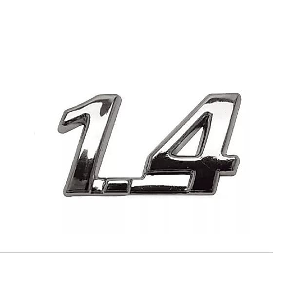 Nome  emblema letreiro 1.4 (uno/palio/fio/punto/idea/strada) Letreiro Cromado