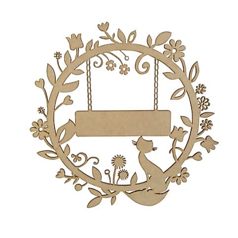 GUIRLANDA DE PORTA MDF CRU