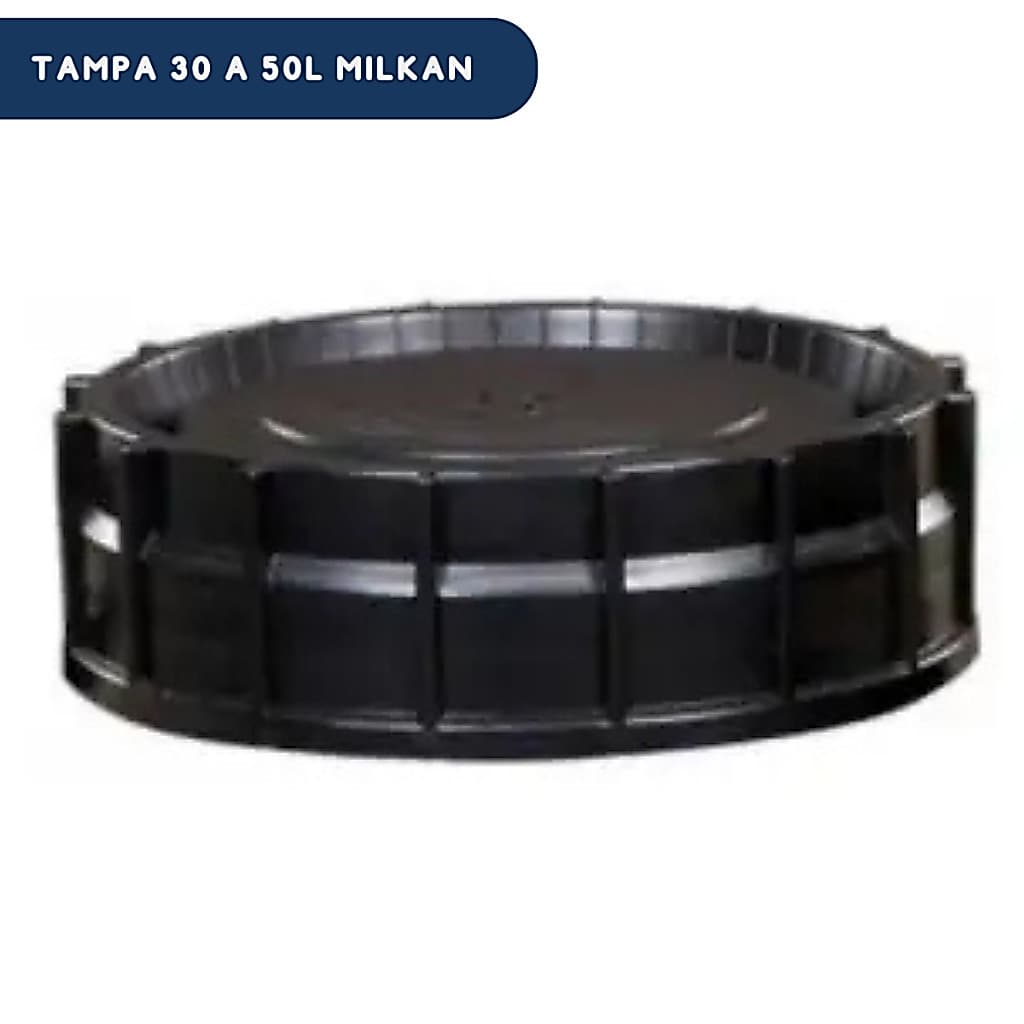 Tampa Plástica Latão Leite 30 40 50 Litros Milkan / Unipac