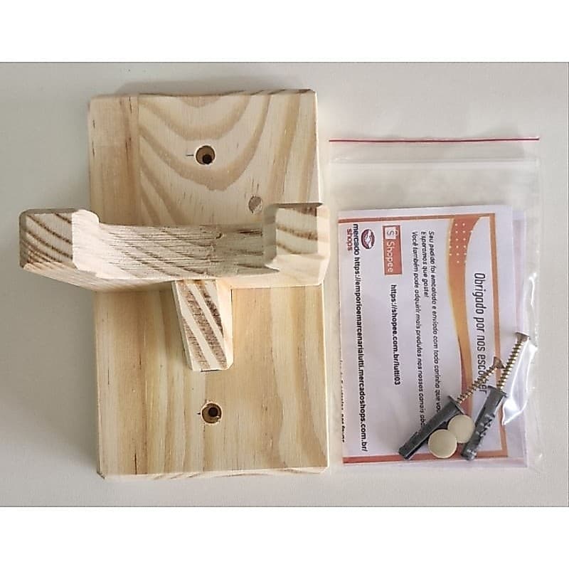Suporte para violão feito em madeira pinus de ótima qualidade