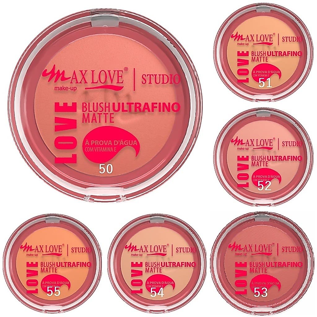 Blush Matte Ultrafino Max Love Textura Perfeita Lançamento Max Love - Escolha as cores