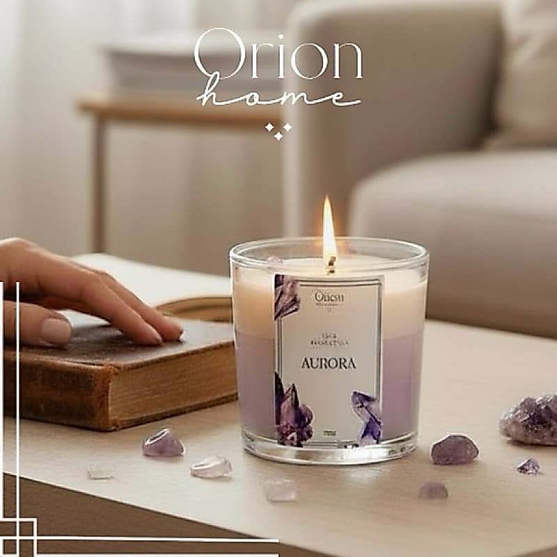 Vela aromática Aurora  - Artesanal - Orion Home
