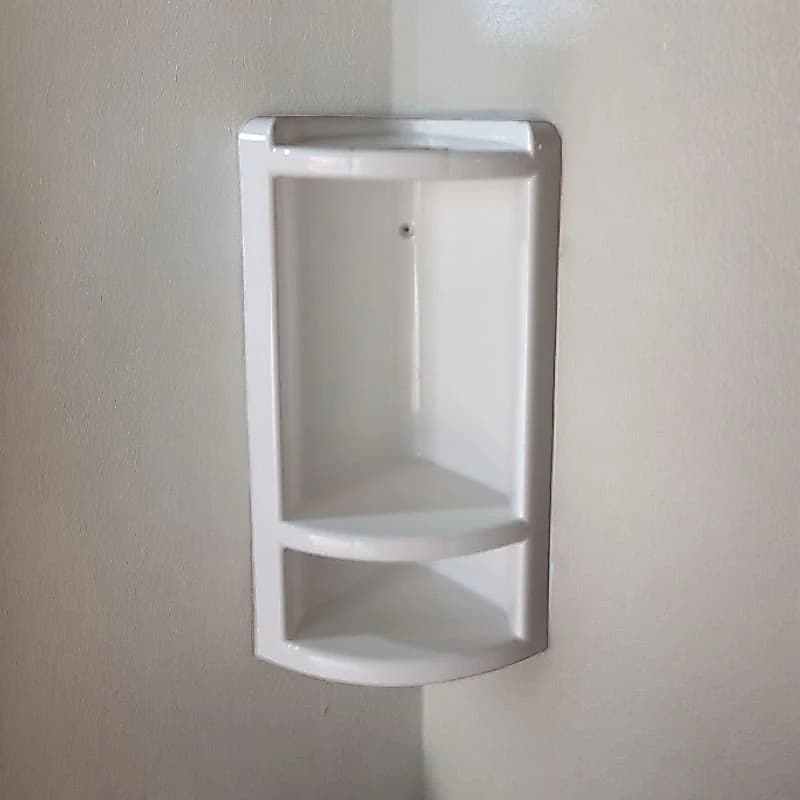 Porta Shampoo Condicionador Sabonete Para Canto De Parede Banheiro