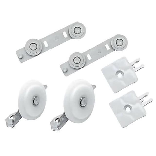 Sistema de roldana porta de correr com Guia superior duplo para guarda roupas