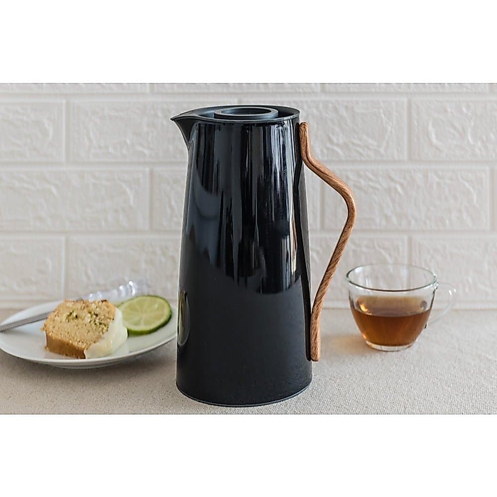 🔥 Garrafa Térmica Kyoto 1L Café Gelado Quente Café Bule Retro garrafa  gatilho click