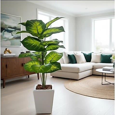 Planta Artificial folhagem Jiboia +  em Fibra Sintética Alta qualidade