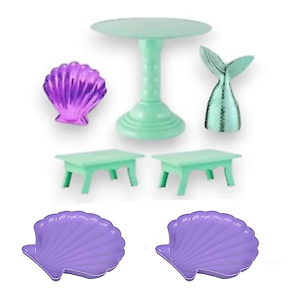 Kit Festa - Pequena Sereia - Decoração - Festa Novo