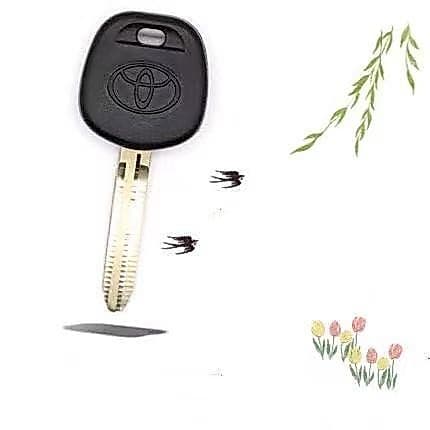 Capa De Chave Remota De Carro Para Toyota HOLDING IMMOBILIZER .