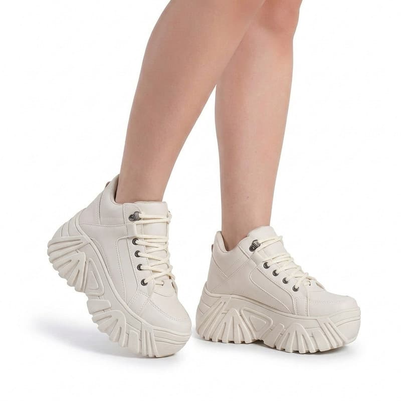 Tênis Feminino Chunky Plataforma Sola Alta Tratorada Casual 34 ao 39 Promoção