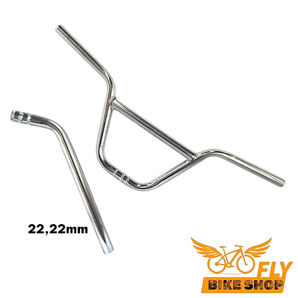 GUIDAO CROSS DNZ FREESTYLE BMX ARO 20 ARO 26 FLY BIKE SHOP MONTADINHA RAIO COM CANOTE CURVO DE SELIM  22,22MM