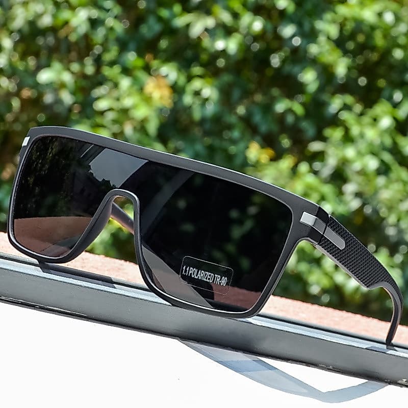 Óculos De Sol Polarizados Da Moda Para Homens De Tamanho Quadrado Anti-Brilho Motoristas Espelho UV400 Mulheres