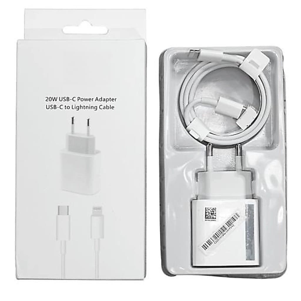 Carregador Iphone Turbo Original Completo USB C 20W XR XS 11 12 13 14 Mini Pro Max