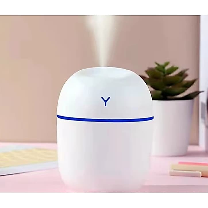 Umidificador de Ar Portátil 200ml Difusor de Aromas com Luz LED USB Silencioso para Casa e Escritório