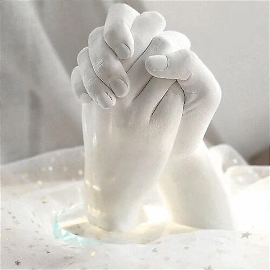 Kit Adulto - Faça Você Mesmo - Escultura Da Mão Em 3d Ou da Mão de Quem Você Ama