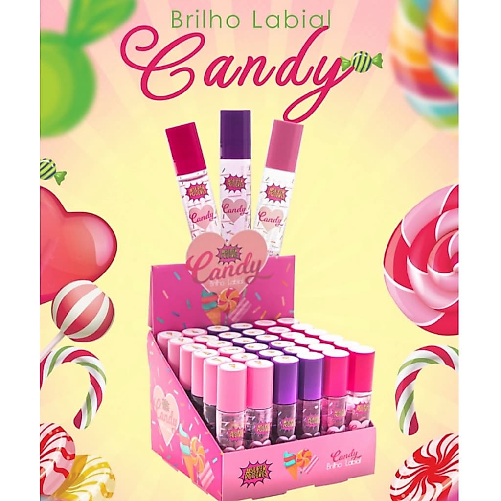 Brilho Labial candy Super poderes