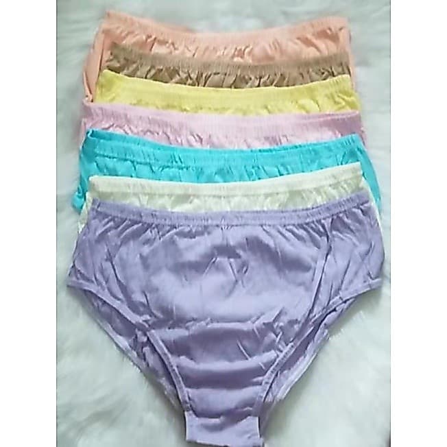 Kit 6 Calcinha - Calçola Para Senhora Grande  M  G  GG  Algodão Cores Variadas Confortável
