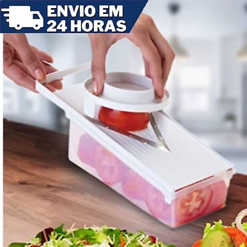 Fatiador De Tomate Com Regulagem De Espessura Cebola Legumes KL1001229