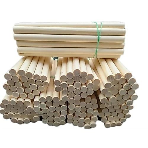 Kit 20 Varetas De Madeira Pinus 20cm Cavilha Flamula Para Artesanato Bandeirinha