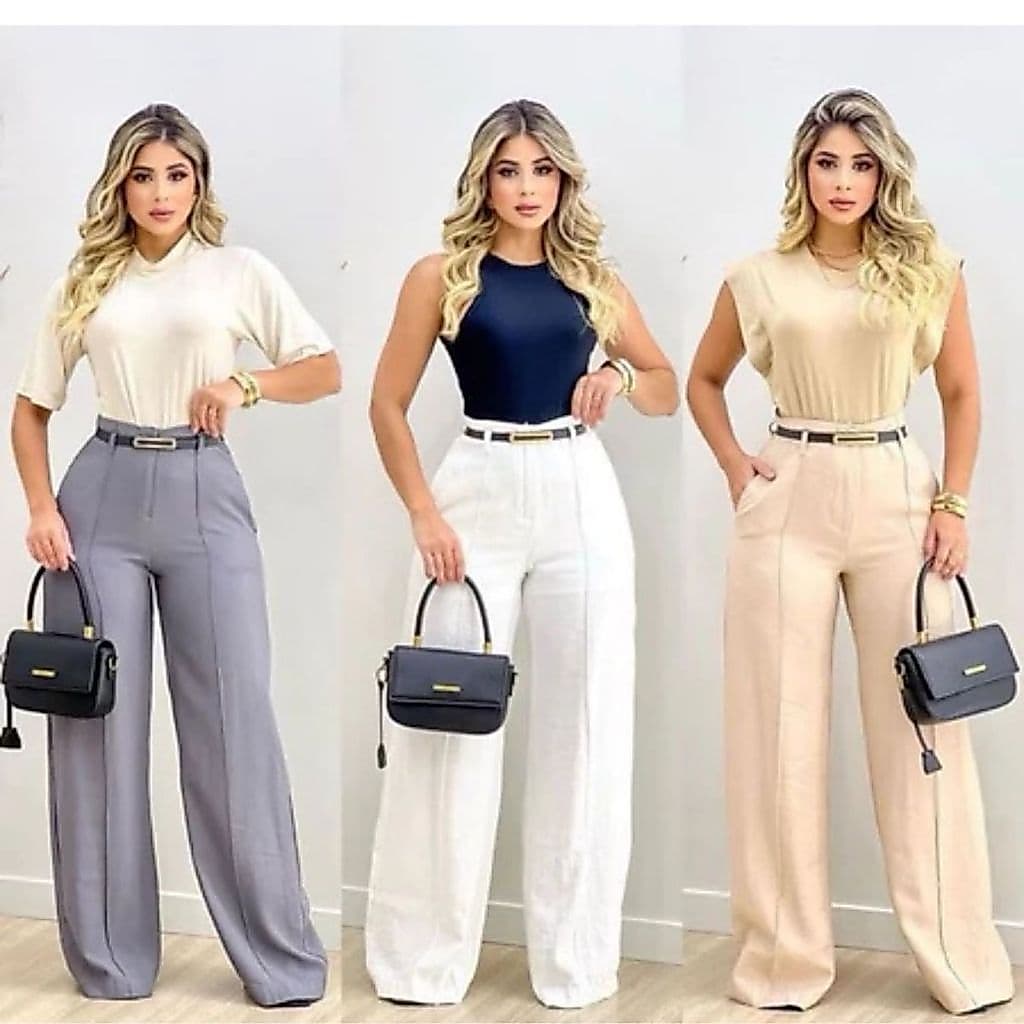 Calça Pantalona Alfaiataria Premium