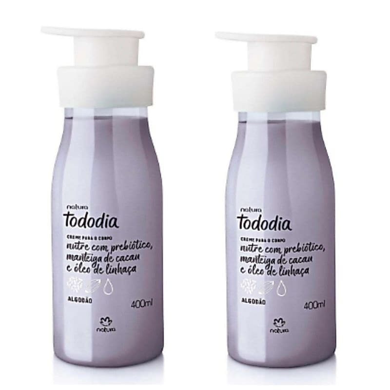 kit de Hidratante para o corpo de algodão Natura