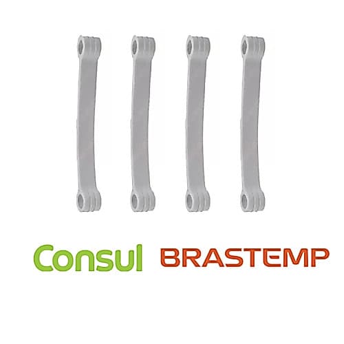 Kit 4 Tirante Original Brastemp Consul 7 a 12kg Ative Facilite Maré super