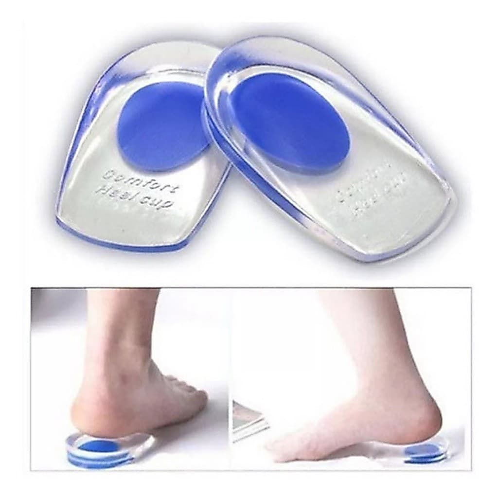 Palmilha meia metade Silicone Gel Ortopedica Esporão Calcanheira