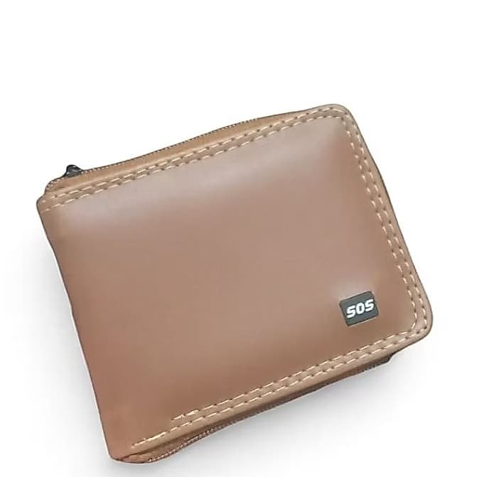 CARTEIRA GRANDE MASCULINA DE ZIPER SINTETICO