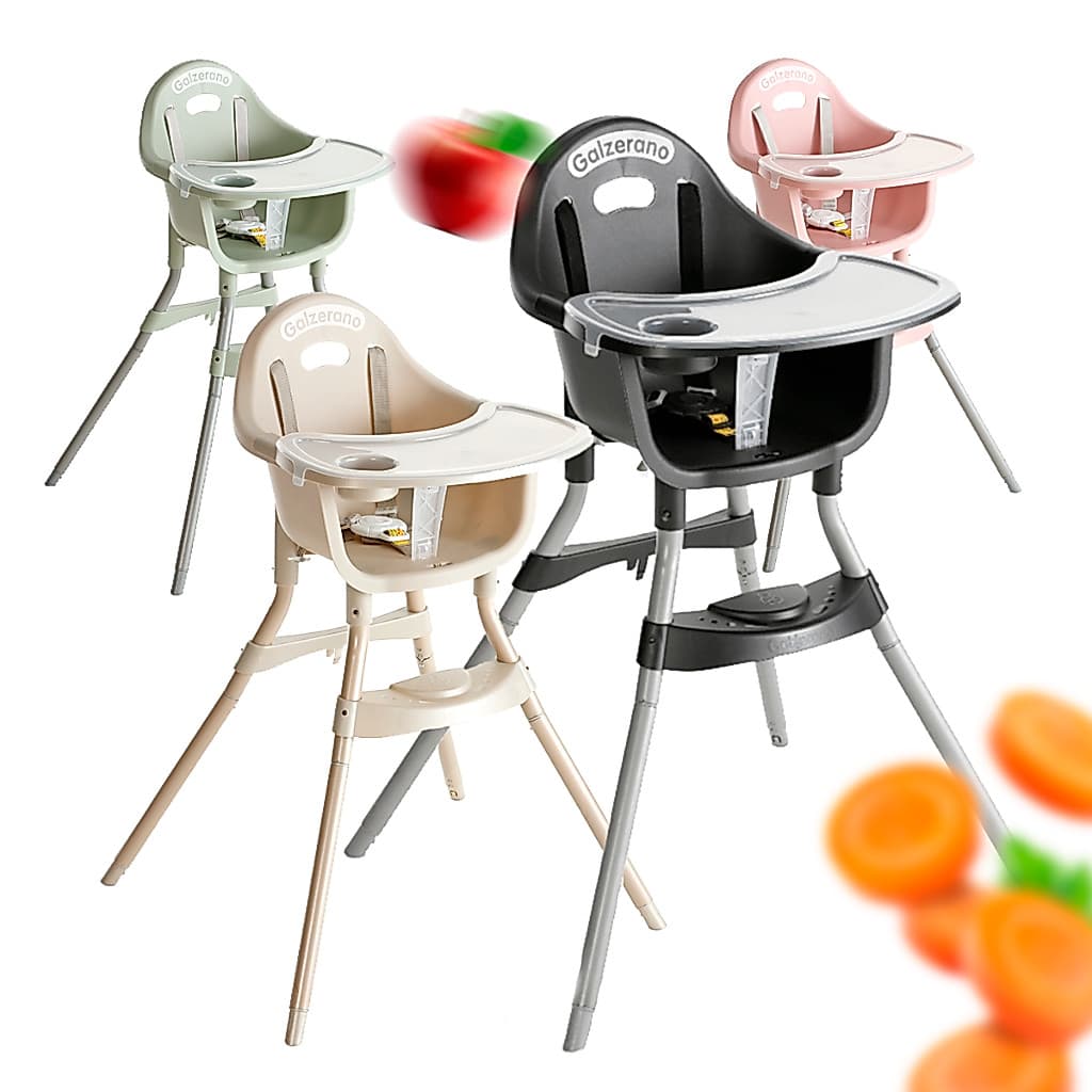 Cadeira de Alimentação Alta Gaia 2 em 1 Até 23kg Galzerano