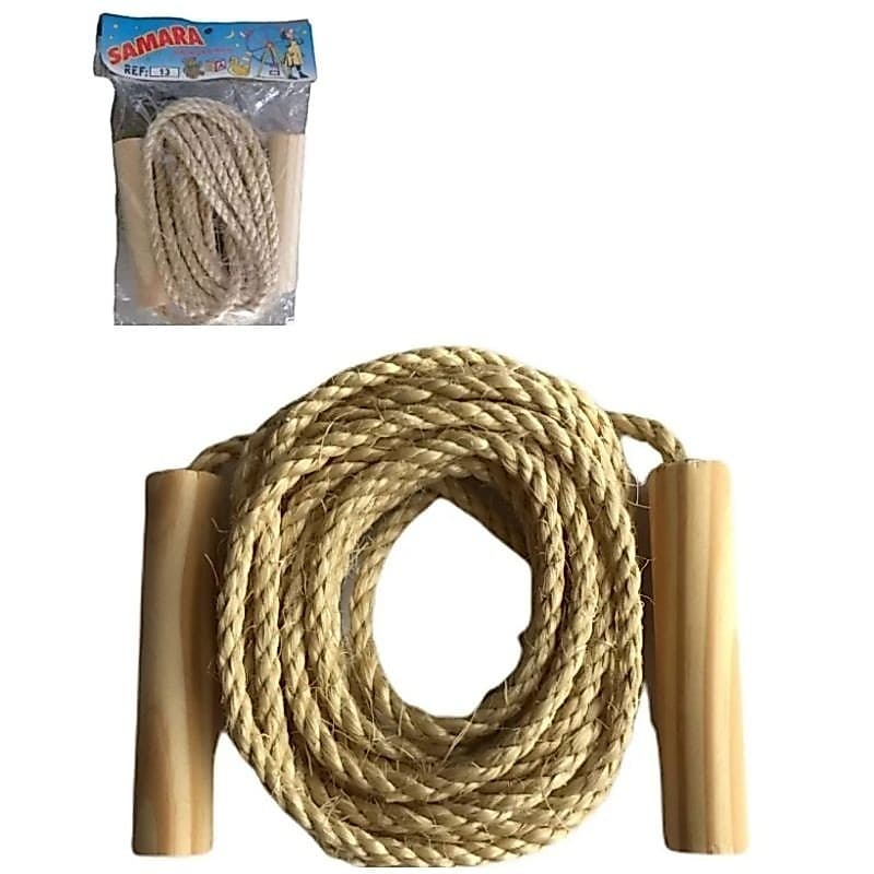 Pula Corda GRANDE  sisal Brinquedo Infantil 5.0 metros