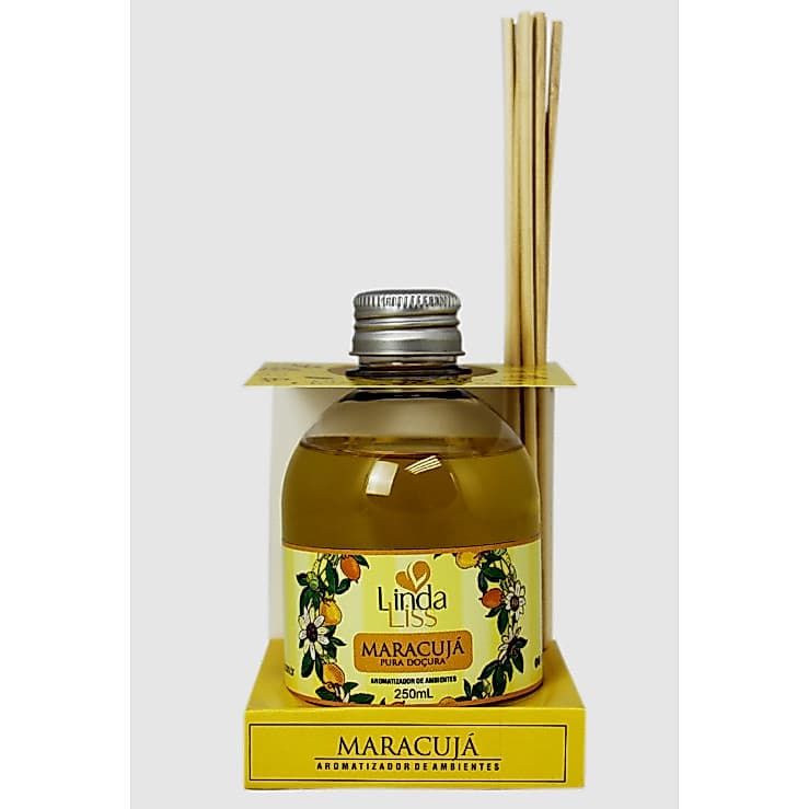 Aromatizador Linda Liss Maracujá 250ml Frescor Diário
