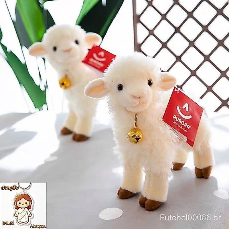 2026 Novo 30cm Aurora Mundo Ovelha Brinquedo De Pelúcia Das Crianças Travesseiro De Aniversário Ornamento Presente Do Be