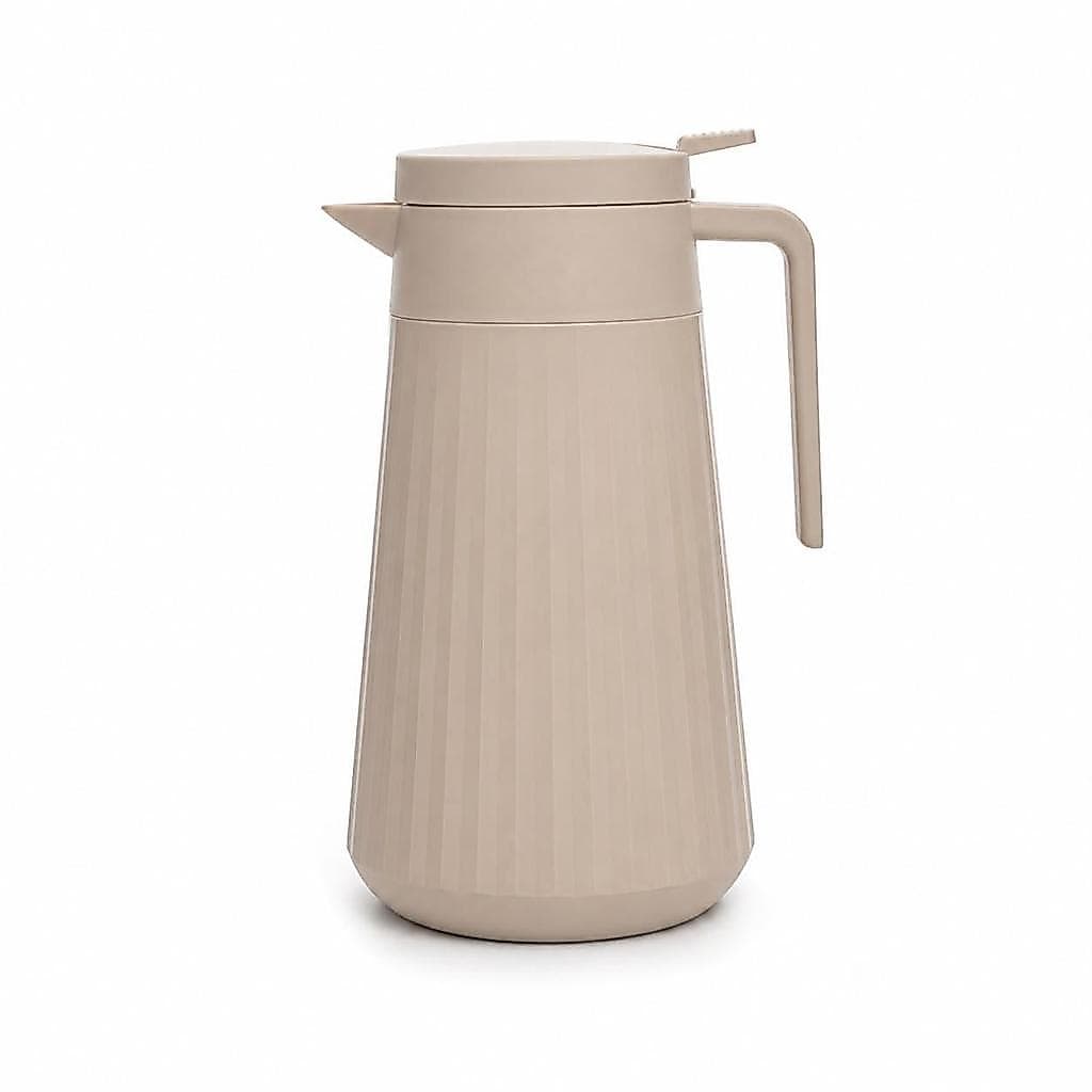 Garrafa Térmica Lyor Unique 1L Ampola Vidro Livre BPA Gatilho Click Quick Antipingo Café Chá Bebidas