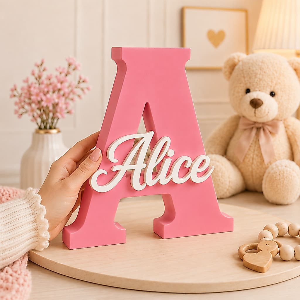 Nome para Quarto de Bebe Enfeite Porta Maternidade Menino Nome Personalizado para Parede Decoração Quarto Bebê Menino