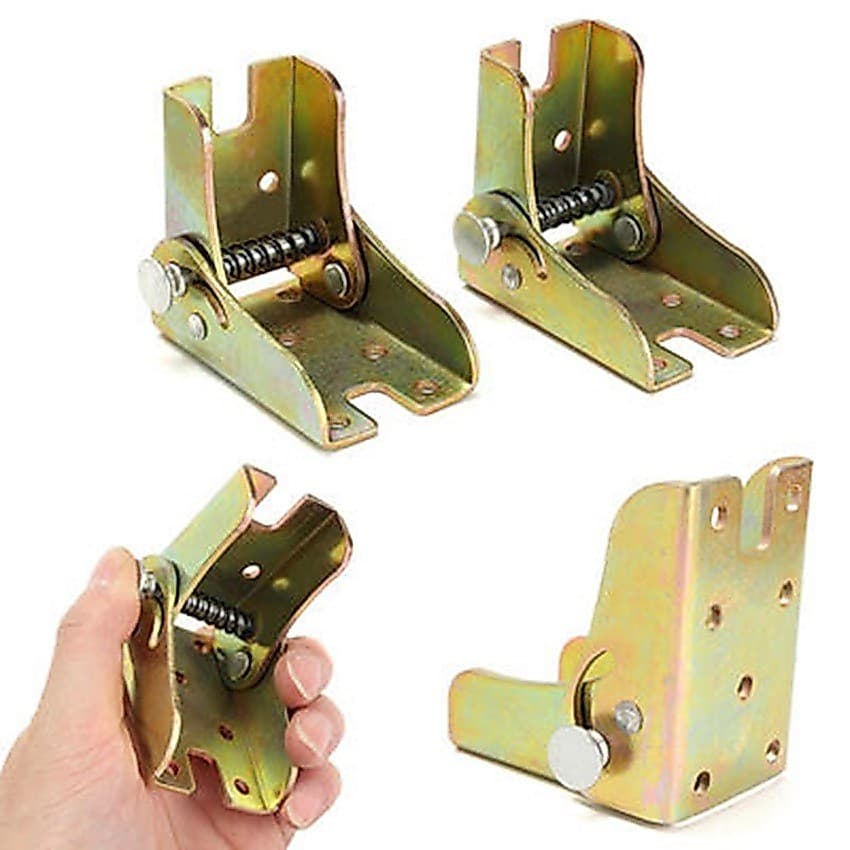 D40 Dobradiça para Sofá Dobrável, Móveis DIY, Acessórios de Ferragens para Sofá com Cabeça Dobrável Invisível VVNK
