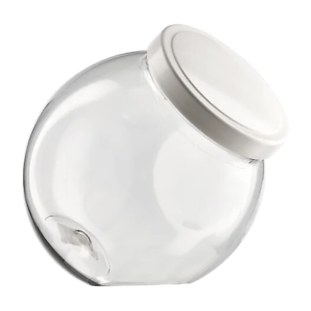 Kit 50 Potes Baleiro 500ml Atacado Tampa Rosca Branca Pote Plástico