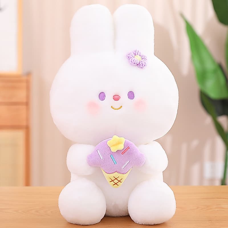 Brinquedos De Pelúcia 25cm Coelho Bonito Brinquedo Aniversário Presente De Natal Para Menina Crianças
